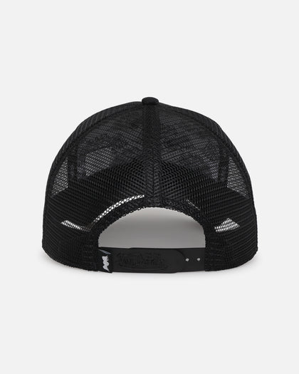 Von Dutch Classic Triple Black Trucker Snapback Black