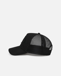 Von Dutch Classic Triple Black Trucker Snapback Black
