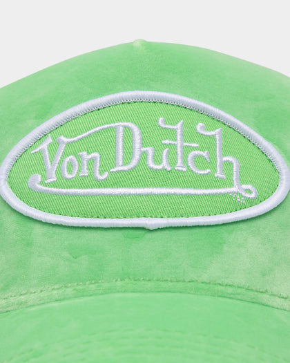 Von Dutch Lime Velvet Trucker Lime Velvet
