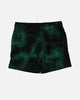 Santa Cruz Kids' Beware Dot Tie Dye Track Shorts Green Tie Dye