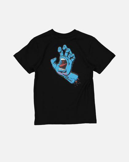 Santa Cruz Kids' Opus Screaming Hand T-Shirt Black