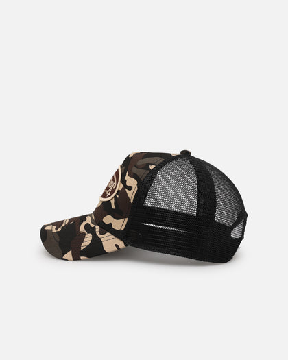 Von Dutch Brown Rambo Camo Trucker Snapback Brown Camo