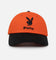 Playboy Bunny Gothic Dad Cap Orange/Black