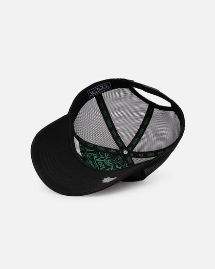 Von Dutch Black Trucker Snapback Black