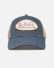 Von Dutch Unisex Trucker Snapback Hat Blue