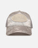 Von Dutch Unisex Trucker Snapback Hat Taupe