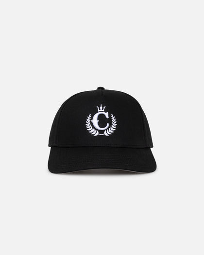 Culture Kings Crown Snapback Black/White
