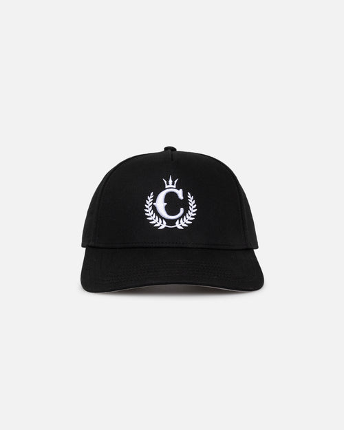 Culture Kings Crown Snapback Black/White
