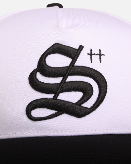 Saint Morta Shadow Mark 2-Tone Snapback White/Black