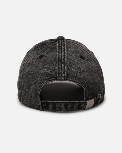 Ed Hardy Distressed Denim Strapback Cap Black Wash