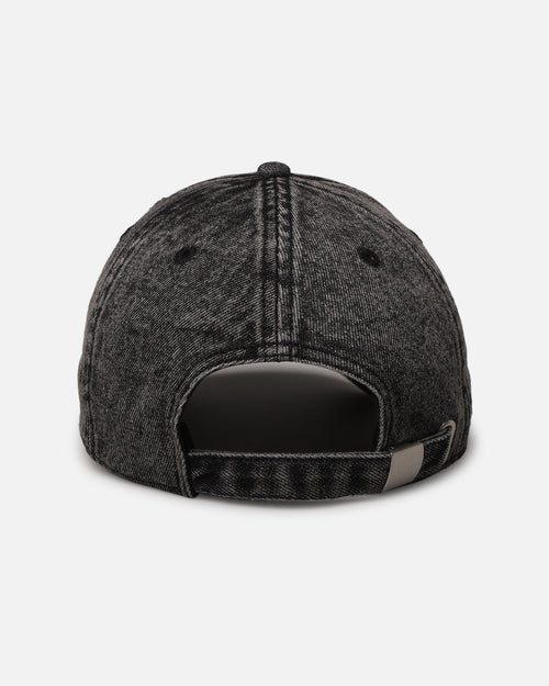 Ed Hardy Distressed Denim Strapback Cap Black Wash