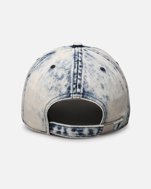 Ed Hardy Distressed Denim Strapback Cap Blue Wash