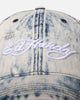 Ed Hardy Distressed Denim Strapback Cap Blue Wash
