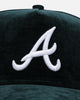 New Era Atlanta Braves 'Plush Chenille' 9FORTY A-Frame Snapback Dark Green