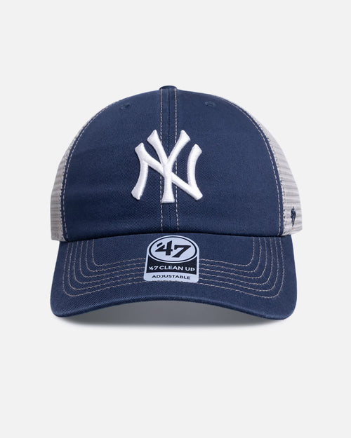 47 Brand New York Yankees 'Trawler' 47 Clean Up Trucker Snapback Navy
