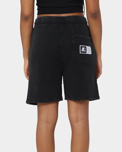 Starter Slamming Track Shorts Washed Black