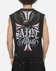 Saint Morta Liberty Cut Off Muscle T-Shirt Washed Black