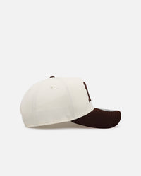 New Era Oakland Athletics 'Pink Satin Hearts Walnut' 9FORTY A-Frame Snapback Chrome/Walnut