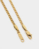 NXS 2.7mm Diamond Cut Curb Chain Gold