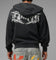 Loiter Waffle Zip Hoodie Black