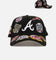 New Era Atlanta Braves 'All Over Embroidery' 9FORTY A-Frame Snapback Black