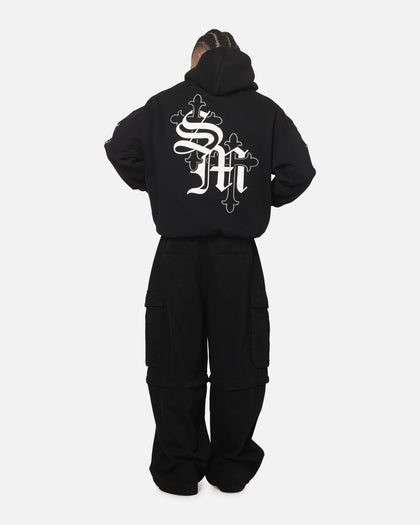 Saint Morta Alter Boxy Hoodie Black