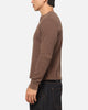 American Thrift Waffle Henley Shirt Washed Brown