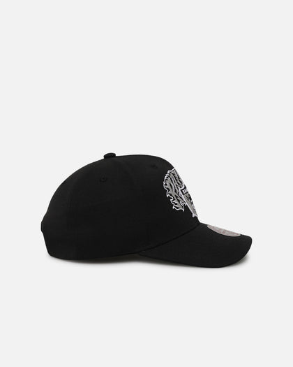 Mitchell & Ness Las Vegas Raiders Flames Pro Crown Snapback Black