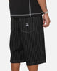 X-Large LA Star Baggy Bull Denim Shorts Black