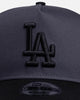 New Era Los Angeles Dodgers 'Graphite Black' 9FORTY A-Frame Snapback Black/Grey