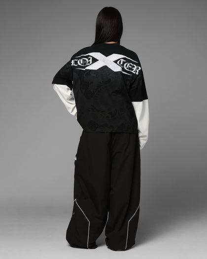 Loiter Xplicit Layered Long Sleeve T-Shirt Black