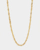 Raising Hell Women's Customisable Twist Necklace Gold