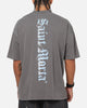 Saint Morta La Muerte Script T-Shirt Washed Charcoal