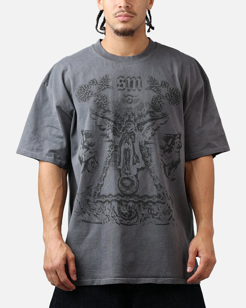 Saint Morta Holy Ghost T-Shirt Washed Charcoal