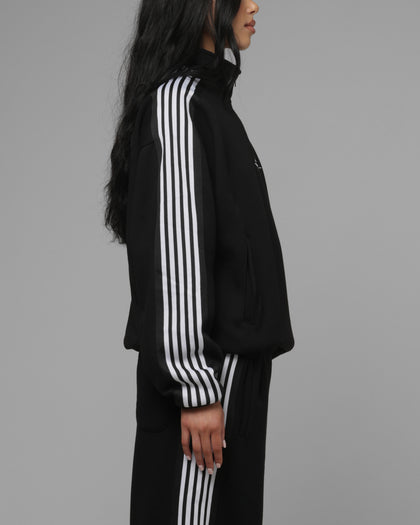 Loiter Hybrid Track Quarter Zip Black