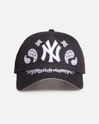 New Era New York Yankees 'Paisley' 9FORTY A-Frame Snapback Black
