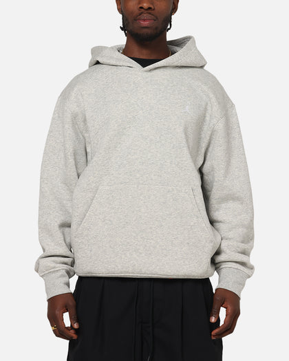 Jordan Brooklyn Fleece Pullover Hoodie Grey Heather/White