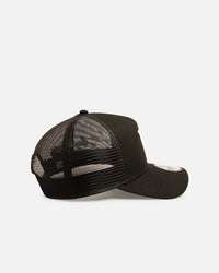 New Era Los Angeles Dodgers 9FORTY A-Frame Trucker Snapback Black