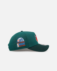 New Era Miami Heat 'Citrus 2.0' 9FORTY A-Frame Snapback Dark Green/Orange