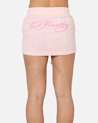 Ed Hardy Women's Lounge Mini Skirt Pink