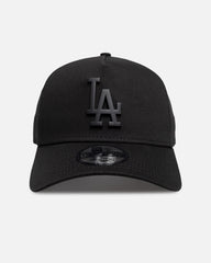 New Era Los Angeles Dodgers "Black Metal Badge" 9Forty A-Frame Snapback Black - ONE