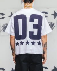 Carre Rally T-Shirt White/Navy