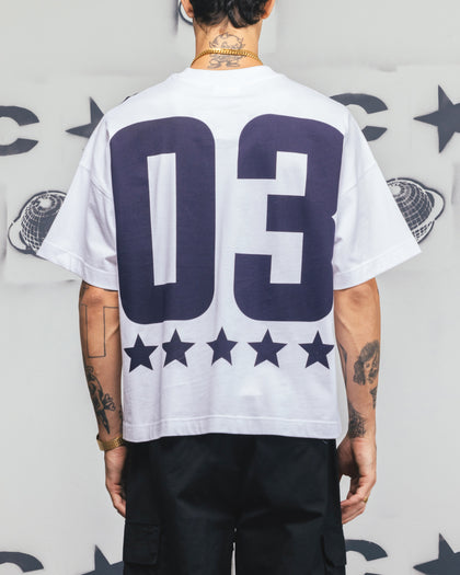 Carre Rally T-Shirt White/Navy