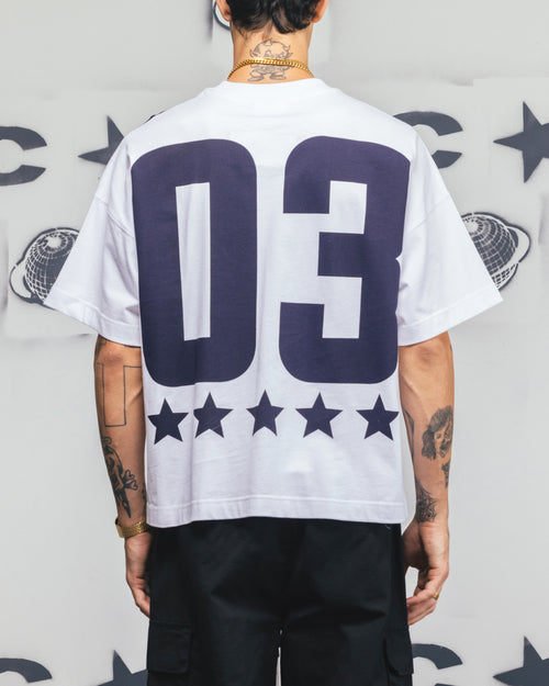 Carre Rally T-Shirt White/Navy