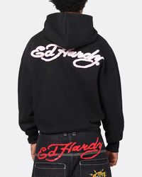 Ed Hardy UV Active Zip Hoodie Black/Multi