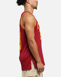Mitchell & Ness Cleveland Cavaliers Lebron James 2015 Dark Jersey Burgundy