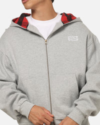 Carre True Form Hoodie Grey Marle/Plaid