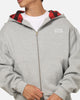 Carre True Form Hoodie Grey Marle/Plaid