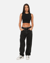 Worship Supplies Lounger Jeans Black Rinse