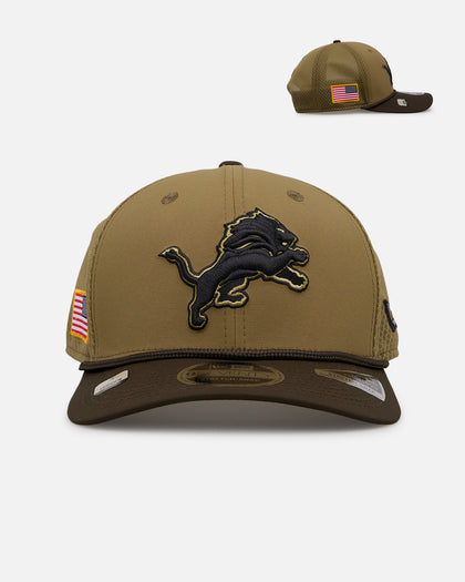 New Era Detroit Lions 'Salute' 9SEVENTY Snapback Olive